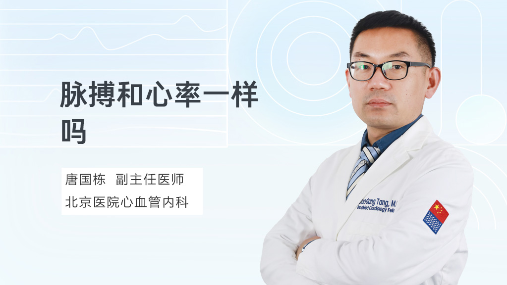 脉搏和心率一样吗